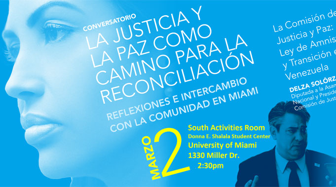 Conversatorio “La Justicia Y La Paz Como Camino A La Reconciliación: Reflexiones E Intercambio Con La Comunidad Venezolana En Miami”